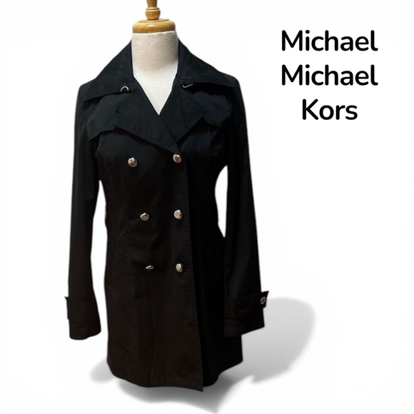 MICHAEL Michael Kors Jackets & Blazers - Michael Michael Kors Double-Breasted Trench Coat
